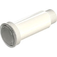GalaxyBrite Pipe Light in white with threaded end caps and frosted tube body.