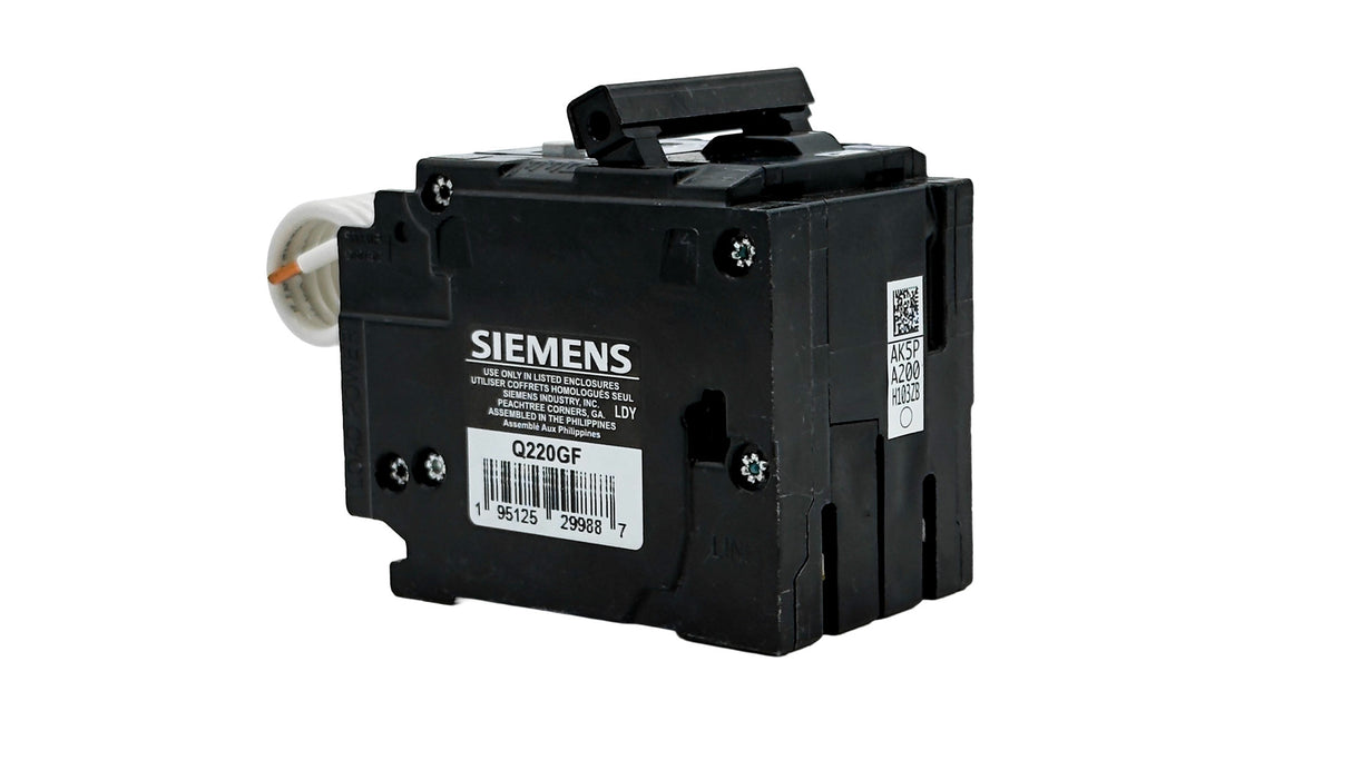 Siemens 2 Pole, 20Amp GFCI Breaker | Q220GF