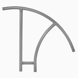 Cross-Braced Triton Series Return-to-Deck Hand Rail 30″ – Graphite Gray | CBTRTD-130-GG