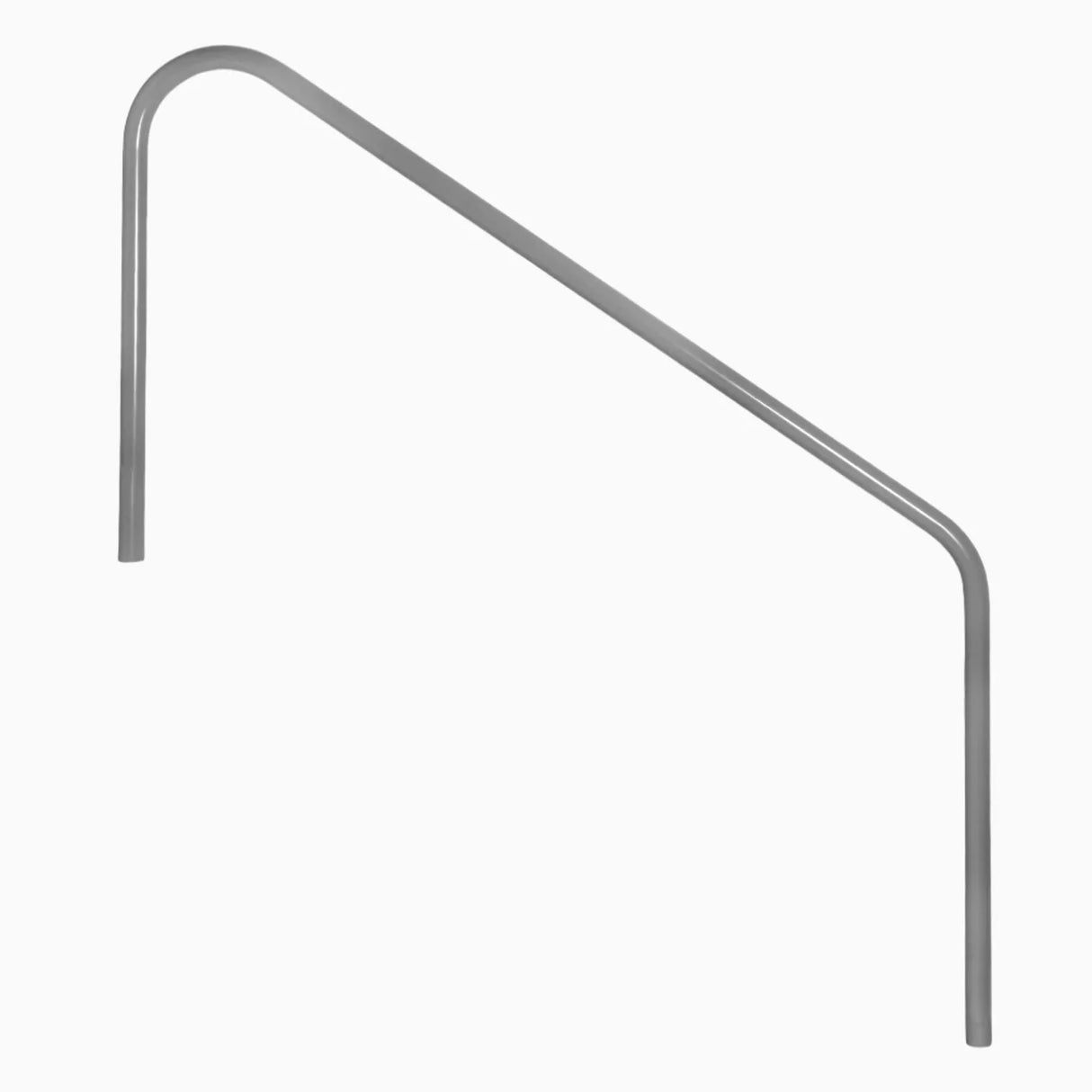 Saftron 2-Bend Deck-to-Pool Stair Rail – Graphite Gray | DTP-248-GG