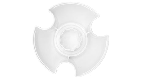 White plastic cleaning stand for Hayward Turbo Cell, top view