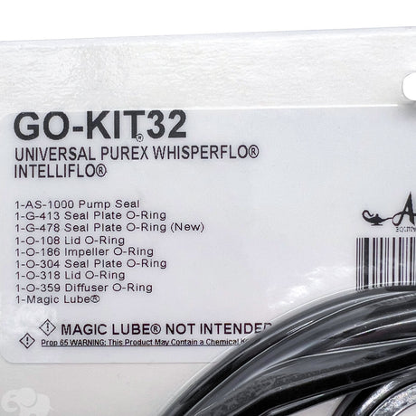 Universal Purex WhisperFlo/IntelliFlo Seal Kit || GO-KIT32