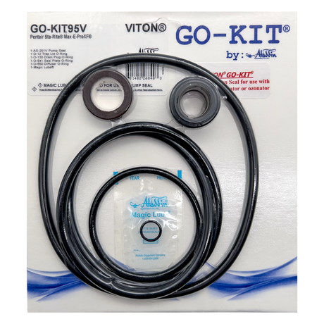 Aladdin GO-KIT95V pump seal and O-ring replacement kit for Pentair Sta-Rite Max-E-ProXF, with seals and lubricant included