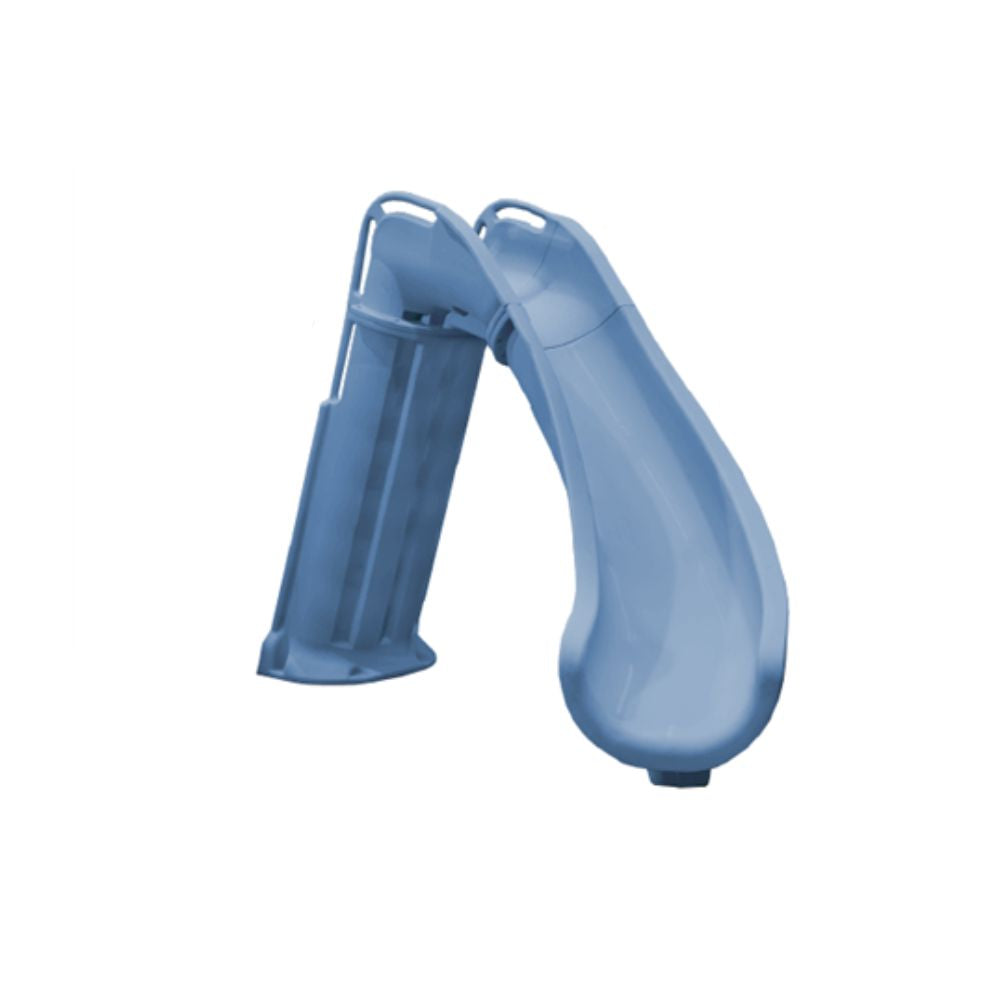 Global Pool Products Bad Axe X6 Right Turn Pool Slide – Blue Quartz | GLO-35-0381