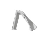 Global Pool Products Bad Axe X7 Right Turn Pool Slide – Silver Quartz | GLO-35-0386
