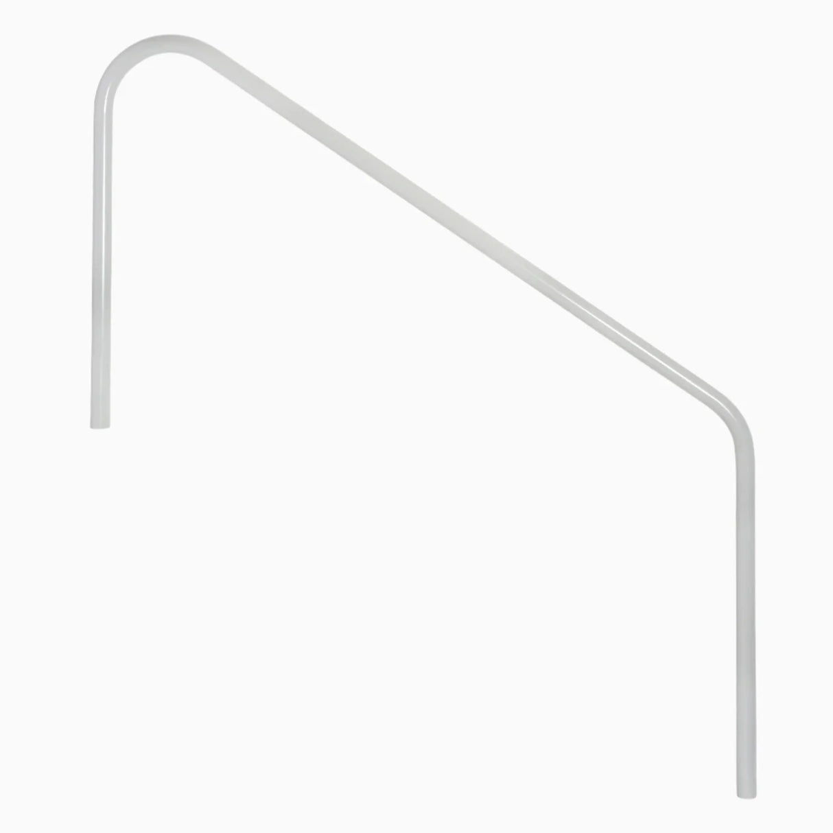 Saftron 2-Bend Deck-to-Pool Stair Rail – Gray | DTP-248-G
