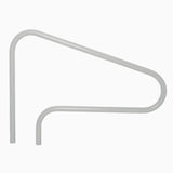 Saftron 3-Bend Return-to-Deck Pool Handrail – Gray | RTD-348-G