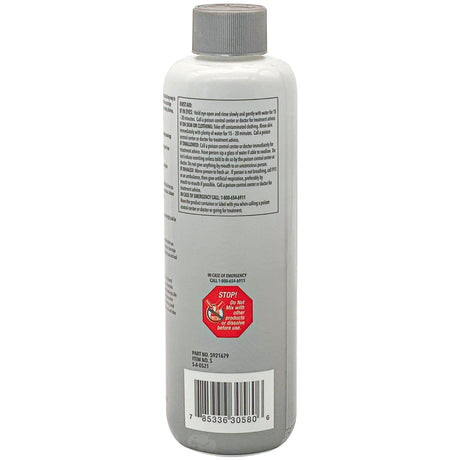 Leisure Time Instant Cartridge Clean spa filter cleaner bottle, back label view