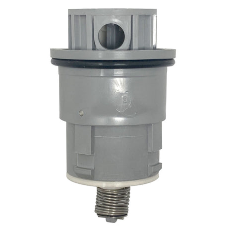 Light gray Pentair high flow pop-up head with spring base for in-floor pool cleaning system