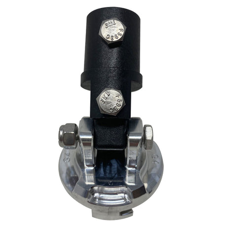Gamma Series 3/4 metal installation tool with black handle and silver mounting head