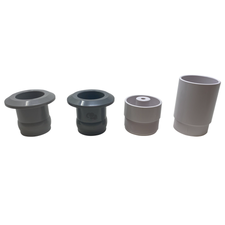 Four fittings shown with the QuikSkim Ultra 509302 listing