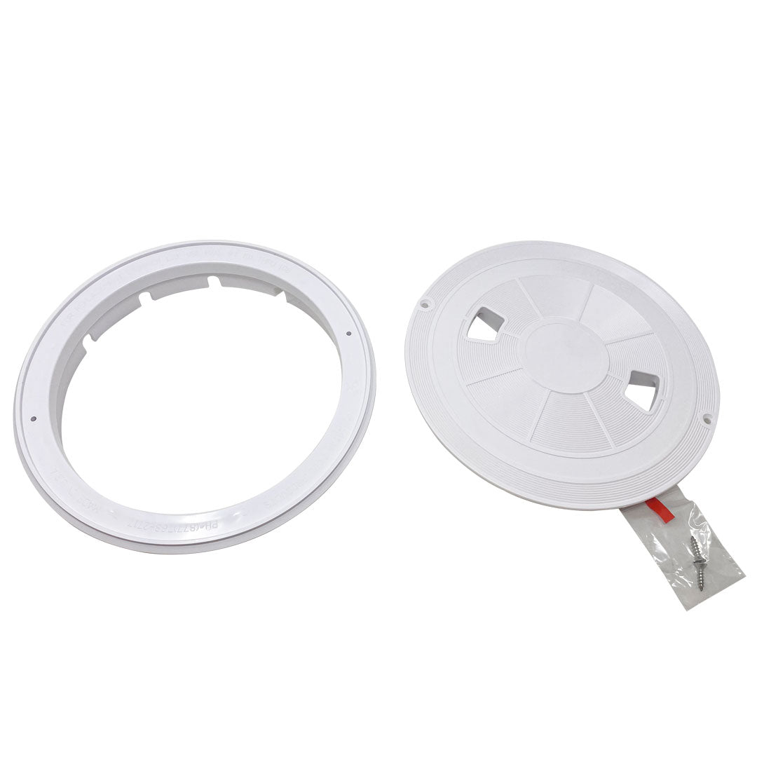 QuikSkim Ultra with Protecta Foam (White Body)(Gray Ring Lid) - Pentair In-Floor(A&A) | 507102