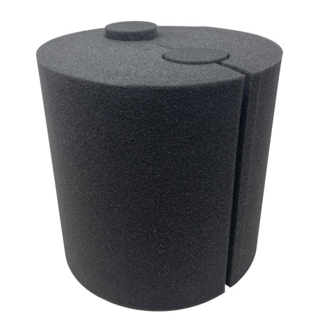 Black cylindrical foam piece shown with QuikSkim Ultra 507101