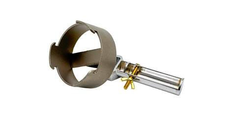 Stainless steel cleaning head installation and removal tool with adjustable clamp handle