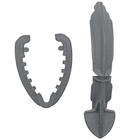 Pentair Kreepy Krauly Kruiser bumper kit, horizontal and vertical replacement parts in gray