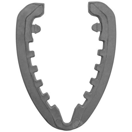 Gray replacement bumper kit for Pentair Kreepy Krauly Kruiser pool cleaner, horizontal and vertical bumpers shown side by side