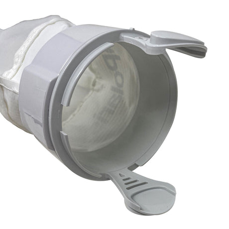 Gray replacement filter bag with plastic frame for Polaris pool cleaner