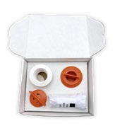 Manufacturer photo of the Spectrum 360 nicheless installation fittings and plug kit included with the light kit.