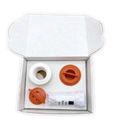 Manufacturer photo of the Spectrum 360 nicheless installation fittings and plug kit included with the light kit.