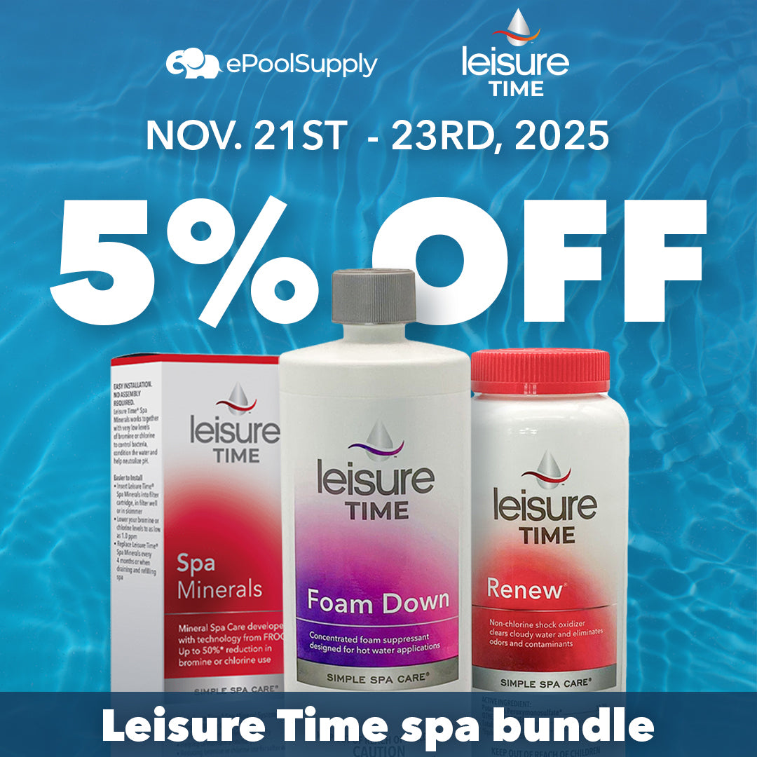 Leisure Time® Spa Care Bundle — Spa Minerals + Renew + Foam Down | LTSPAPAK