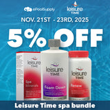 Leisure Time® Spa Care Bundle — Spa Minerals + Renew + Foam Down | LTSPAPAK