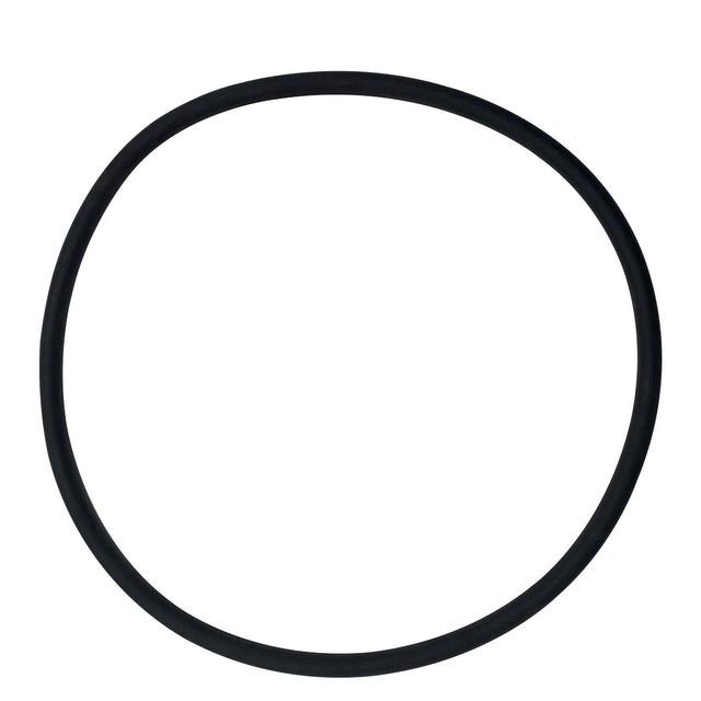 Black rubber O-ring seal for Jacuzzi sandtrap filter adapter valve lid.