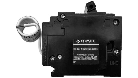 Pentair P220GFA low voltage residential GFCI circuit breaker with coiled white sensing wire