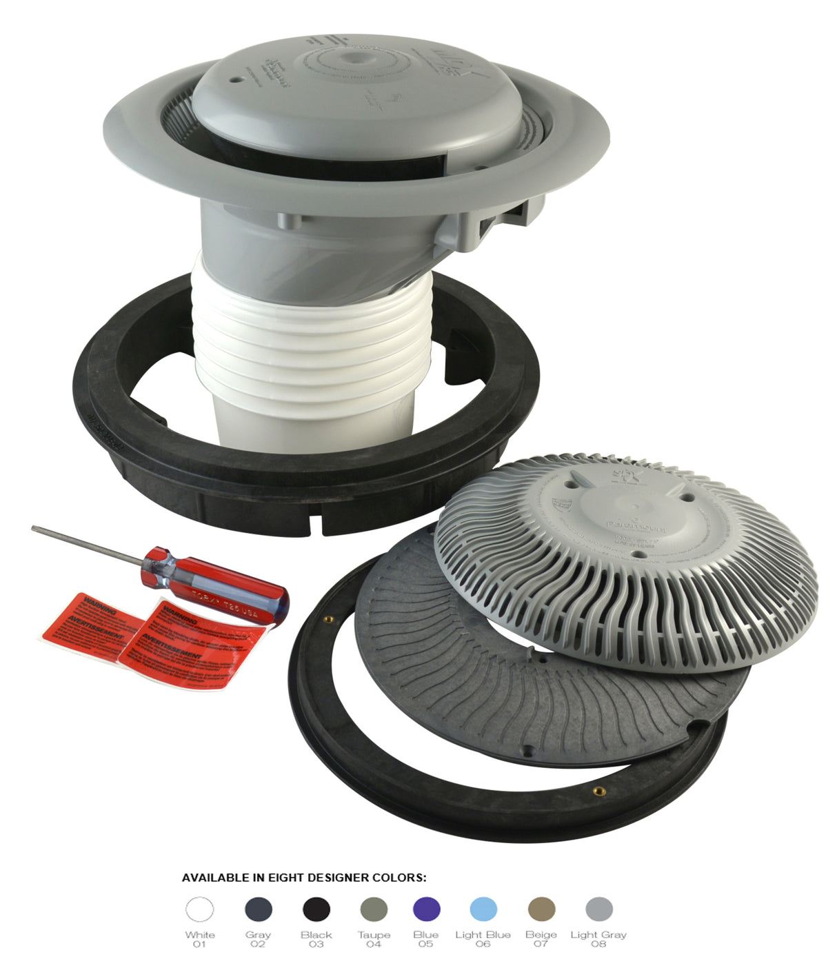 Paramount MDX-R3 Concrete Debris Drain Light Gray | 004-262-8234-08