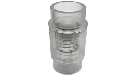 Clear cylindrical intake housing for Intermatic AquaPro 2HP air blower, 240V