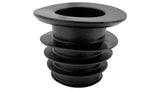 Ribbed Skimmer Cone, Black | Model PVXH035BLK