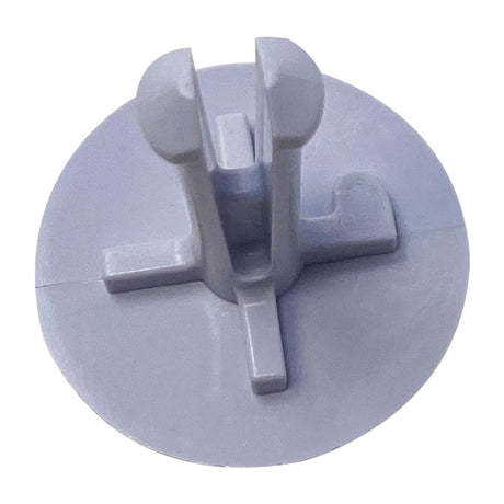 Gray wheel retainer for Hayward AquaNaut and TriVac pool cleaners