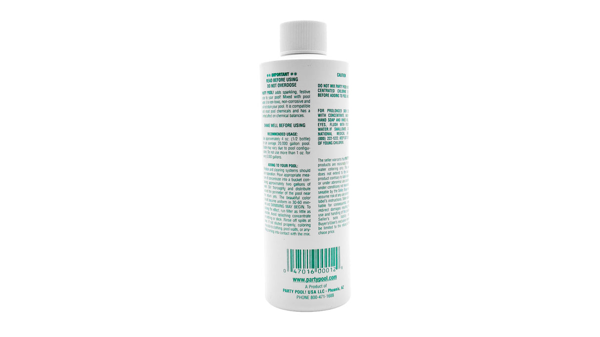 Party Pool Emerald Green 8oz | 47016-00012