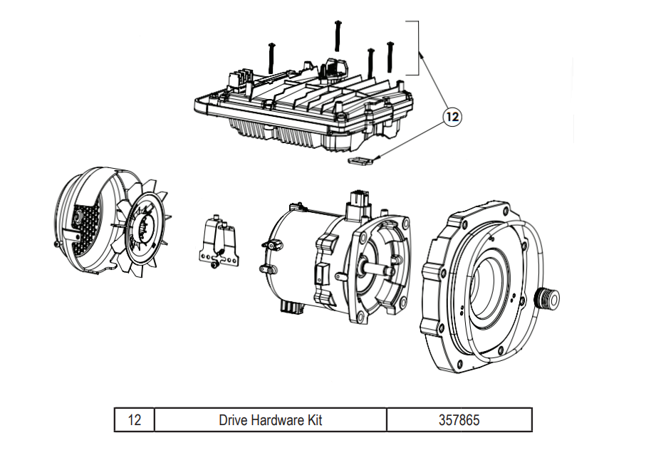 Pentair Drive Hardware Kit