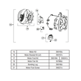 Pentair Motor Kit diagram