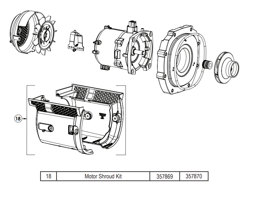 Pentair Motor Shroud Kit ePoolSupply