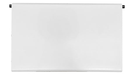 Frontal view of white Pentair QuikSkim Weir Door