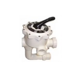 Pentair Sta-Rite 2" White Side Mount Multiport Valve with Unions | 18201-0300