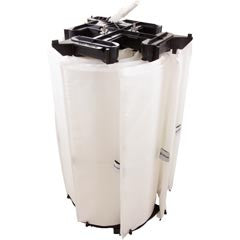 Pentair FNS Plus 48 sq ft D.E. filter grid assembly with black manifold and white filter grids