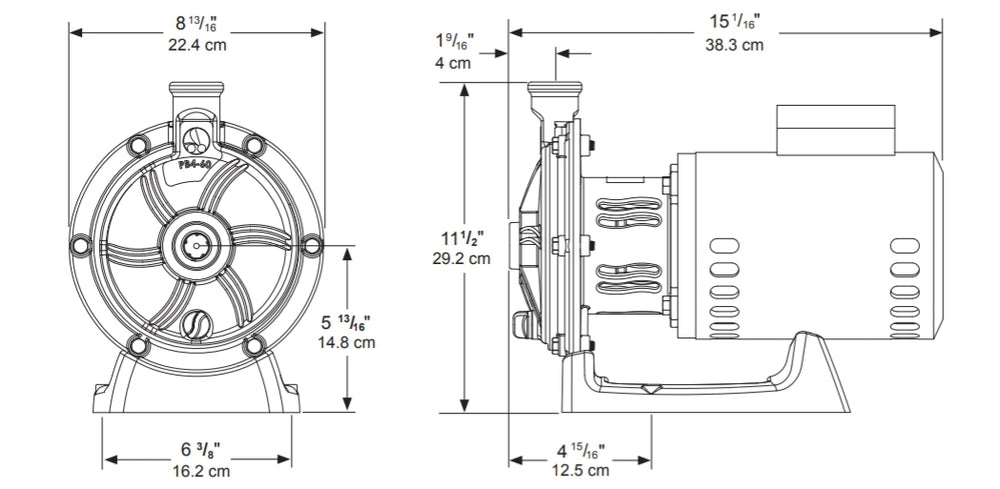 Pb460 Polaris Booster Pump With 60HZ Motor | PB4-60
