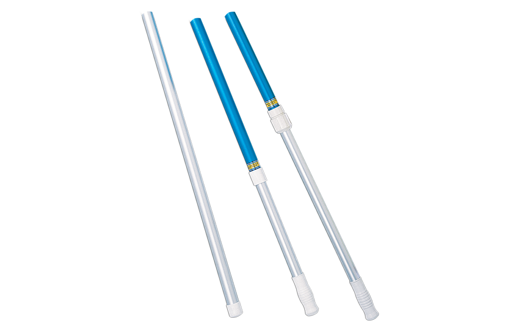 Pentair 1 Piece Straight Clear Anodized Pole (12 ft. w/ Pole Cap) || R191106
