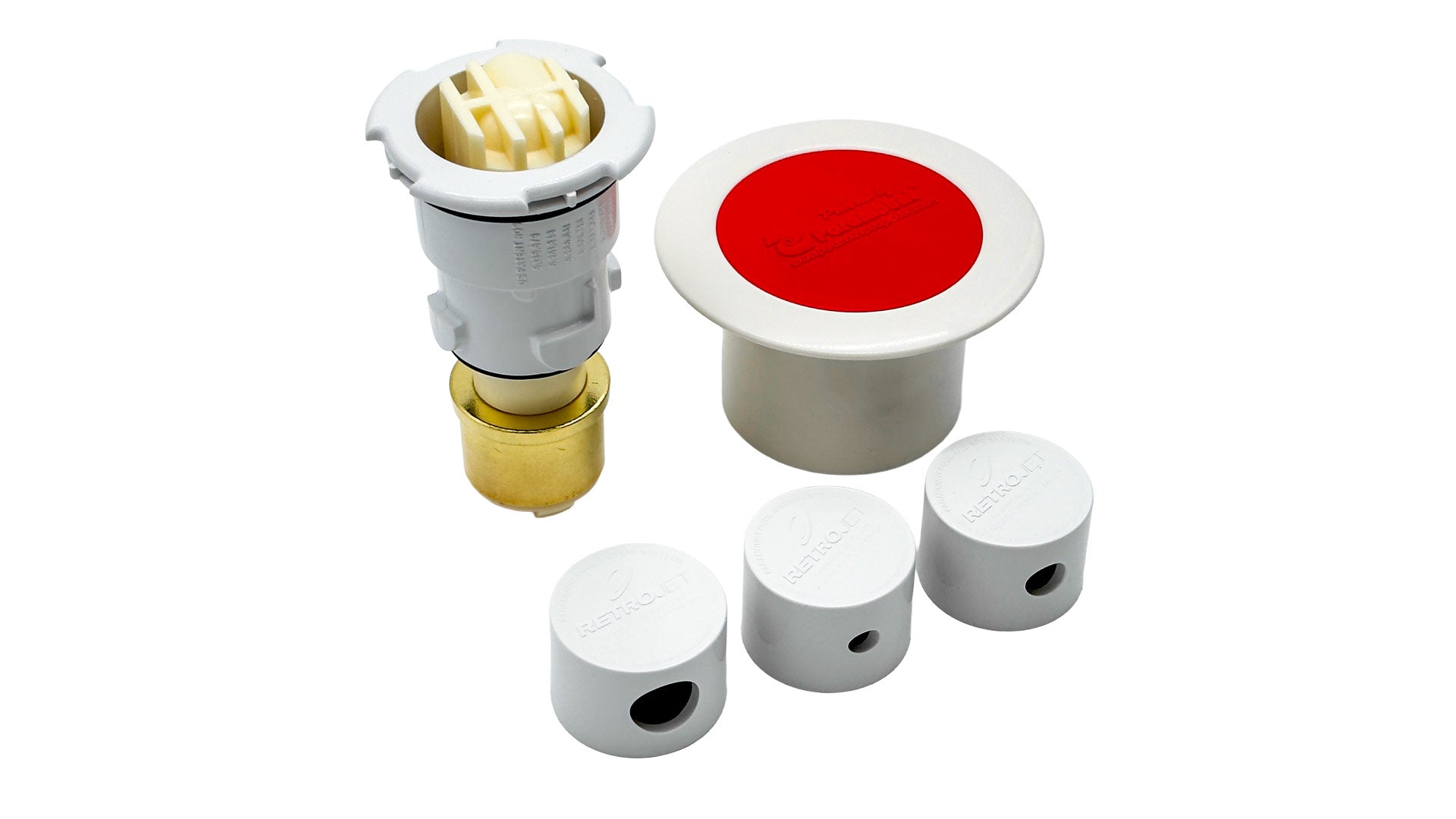 Paramount Pool Valet Retro Single Head Kit (White) | 006-502-4714-01