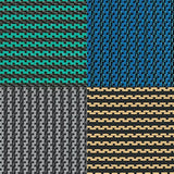GLI Pool Products 17'10" x 36'10" Grecian Mesh Safety Cover w/ 4' x 8' Center Step | 20-1736GR-CES48-SAP-BLU