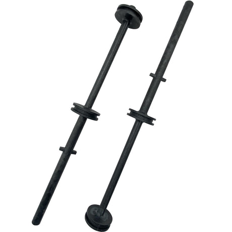 Jandy slide valve replacement shaft kit with two black shaft assemblies