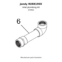 Jandy Inlet Plumbing Kit for SFSM60 | R0881900