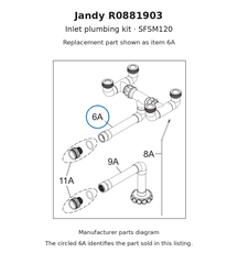 Jandy Inlet Plumbing Kit for SFSM120 | R0881903