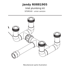Jandy Inlet Plumbing Kit for SFSM140 | R0881905