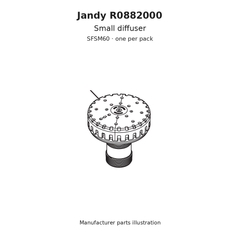 Jandy Diffuser, Small, 1/Pk for SFSM60 | R0882000