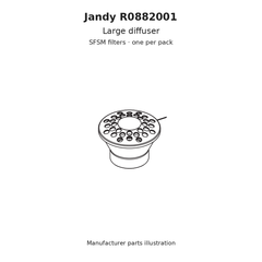 Jandy Diffuser, Large, 1/Pk for SFSM | R0882001