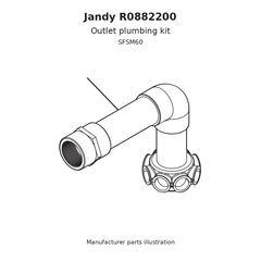 Jandy Outlet Plumbing Kit for SFSM60 | R0882200