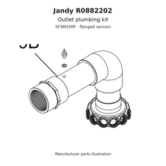 Jandy Outlet Plumbing Kit for SFSM100F | R0882202
